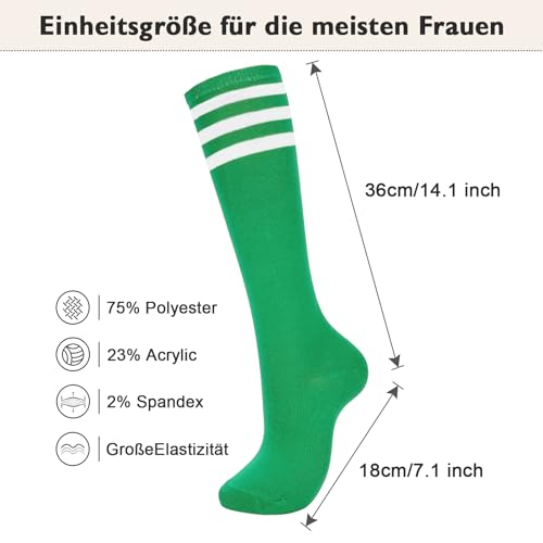 Image of Women's Knee High Socks Long Athletic Thin Thigh High Stocking Outdoor Sport Casual Tube Socks Knee Socks