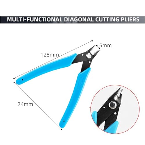 3D Printer Tool Kit for Flashforge AD5X, 3D Printing Accessory Includes Silicone Sock, Nozzle Brush, PTFE Tube, Clog Poke, Allen Wrench, Shear Pliers, Multi-Function Wrench, Maintenance Common Tool