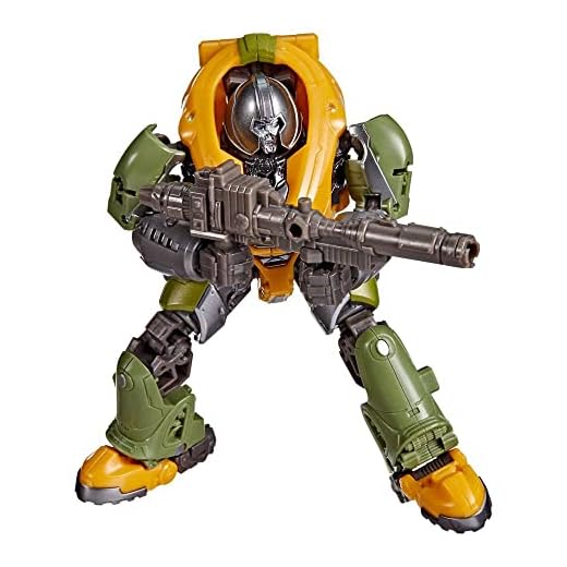 Transformers Juguetes Studio Series 80 - Figura de acción Brawn Clase de Lujo de la Película Bumblebee - 11 cm, Edad: 8+