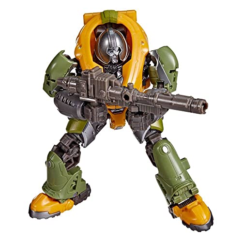 Transformers Juguetes Studio Series 80 - Figura de acción Brawn Clase de Lujo de la Película Bumblebee - 11 cm, Edad: 8+