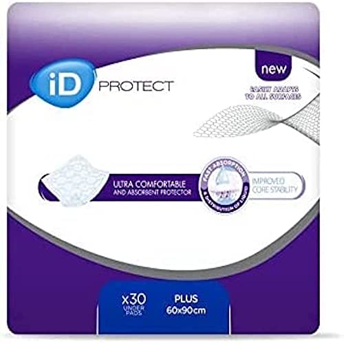 ONTEX Id Expert Protect Plus Taille 60 x 90 cm Pack 30 Incontinence Protection pour Adulte Cover