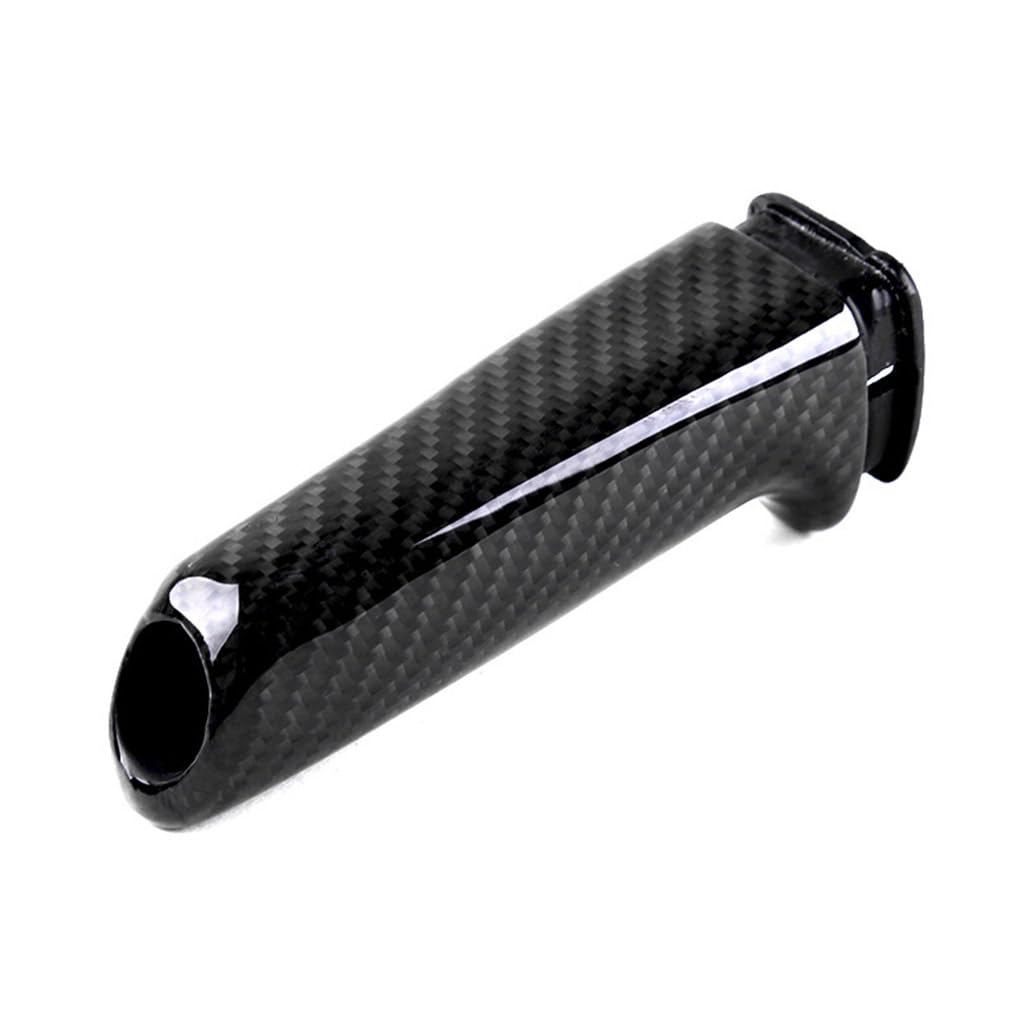 Per E90 E92 F30 In Fibra di Carbonio Auto Freno A Mano Manopole Copertura Fancy Interior Accessorio In Fibra di Carbonio Parcheggio Maniglia Copertura Interni Auto Decorazione Accessorio