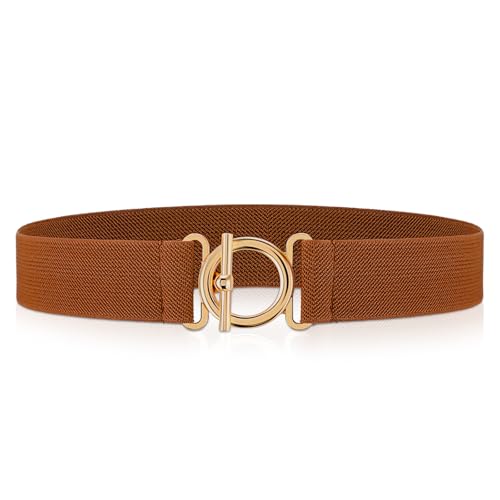 Geehua 590705_2_0CBCZCGY Women Elastic Belt, Invisible Stretch Ladies Belt Skinny Waist Belt Elastic Waistband Waist Band cover