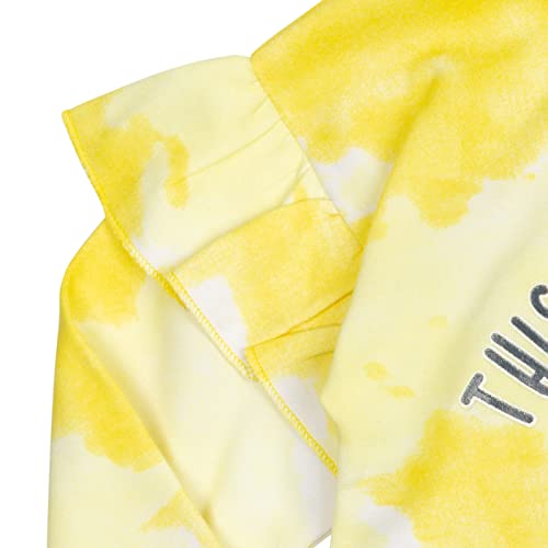 Disney Beauty And The Beast Princess Belle Big Girls Fleece Pullover Sweatshirt Tie Dye 10-12 #TOP3