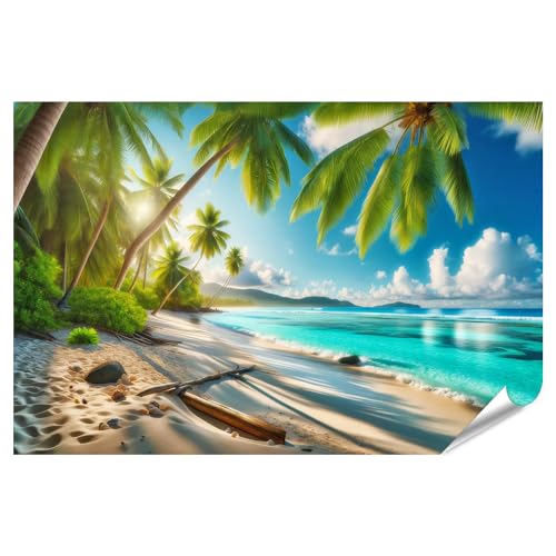 Poster de plage tropicale islandburner impression haute qualité