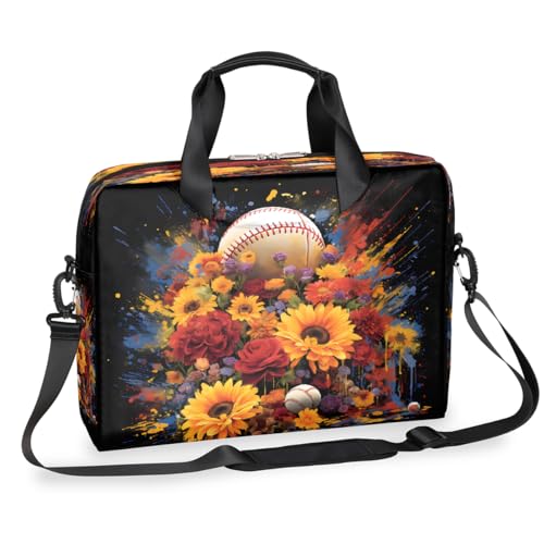 Maletín para laptop 15.6-16 pulgadas con diseño floral miniatura 1