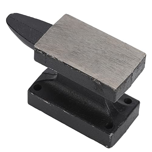 Generic Blacksmith AnvilAJewelry Making Anvil Horn Cast Iron 1lb Bench Sustproof Forging Tool for Blacksmithing Single Horn Meta