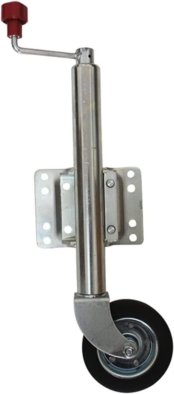 Jack with Wheels Swivel Trailer Jack 6In Wheel 1200 Lb Tongue Twin Boat Towing 11" Length Lift,Heavy-Duty Swivel Mount Jockey Wheel