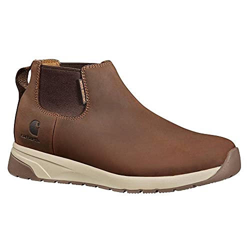 Carhartt Footwear FA4014M Force 防水ロメオ, ダークバイソンオイルタン。, 8.5 Wide