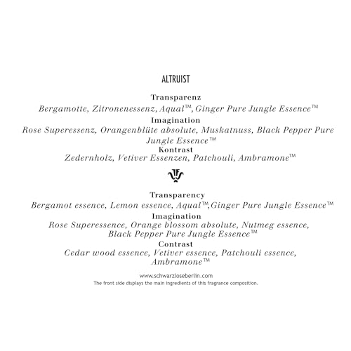 J.f. schwarzlose berlin altruist 50ml spray eau de...