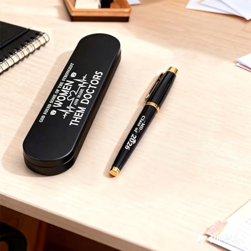 Set bolígrafo gel grabado para graduación médica miniatura 6