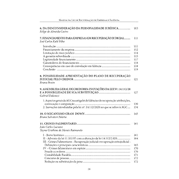 Capa do livro Manual da Recuperação de Empresas e Falências