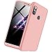 Produktbild XCYYOO für Xiaomi Mi A2 Lite Hülle Hardcase 3 in 1 Ultra Dünn 360 Full Body Schutz Schutzhülle Anti-Kratzer Elegant Matte Stoßfest Hart PC Skin Rückdeckel Glatte Rückseite Bumper Handyhülle
