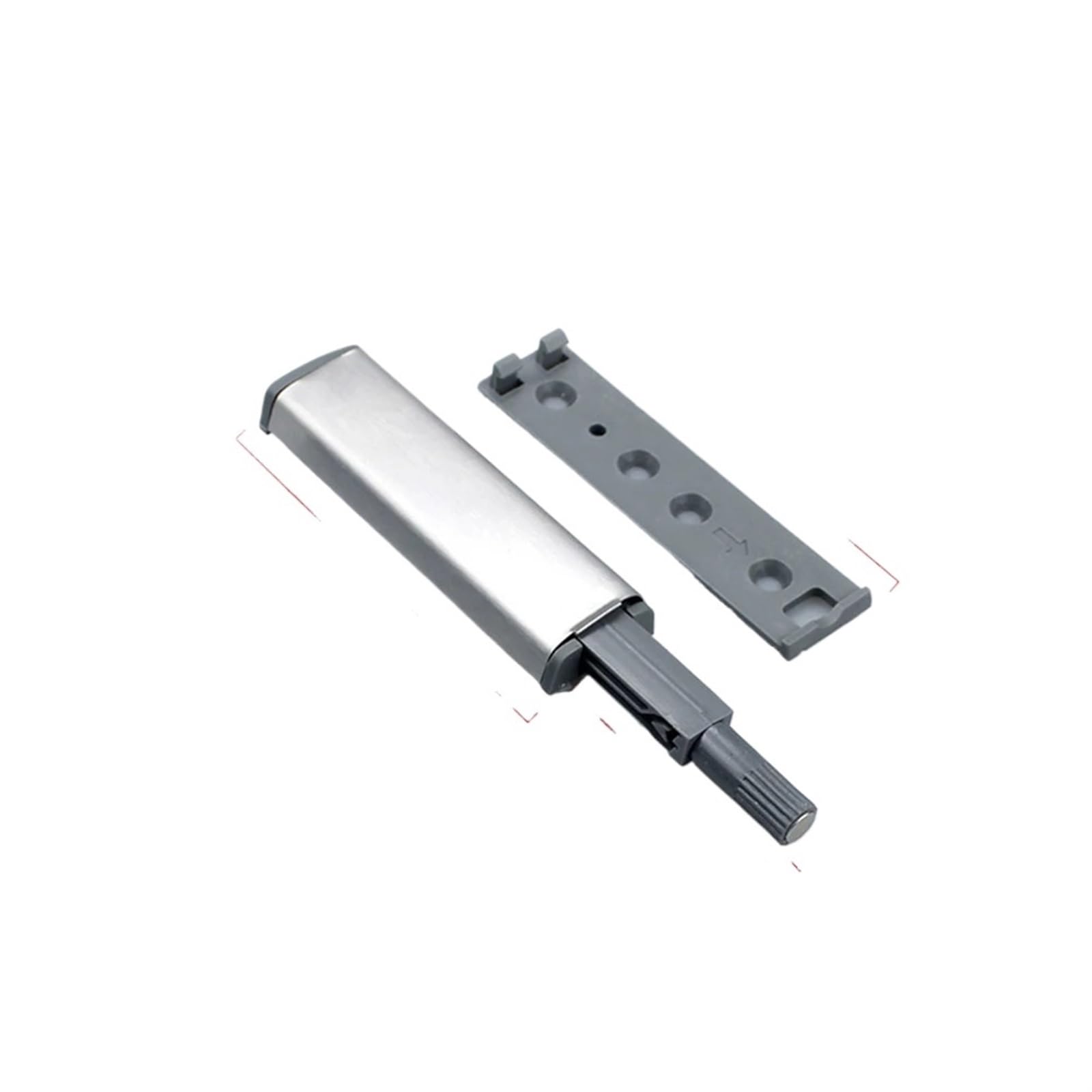 Kjbdqqh One Color Catches 10Pcs Push To Open Cabinet Catches Drawer Touch Damper Buffer For Door Cupboard Latch Kitchen For Door