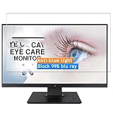 Vaxson 2 Pièces Anti Lumière Bleue Film Protecteur d'écran, compatible avec 23.8 Asus VA24EHEL/VA24EHL/VA24EHLB/VA24DQLB/VA24EHE Monitor [pas en Verre Trempé] Neuf Screen Protector