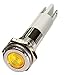 Flat Indicator Light, Yellow, 24VDC