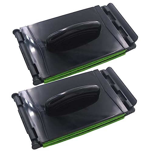 Yardwe 2Pcs Guitar String Cleaner Kit Ergonomic Fretboard Maintenance Tool for Acoustic Electric Bass and Ukulele Durable String Scrubber for Easy Cleaning and Care