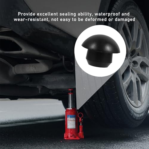Image of DXNQ 12 PCS Bottle Jack Oil Filler Plugs, Rubber Conical Car Hydraulic Jack Oil Fill Plug Replacement, Portable Floor Bottle Plugs for Oil Reservoir Plug Seals Nozzle Repair Parts