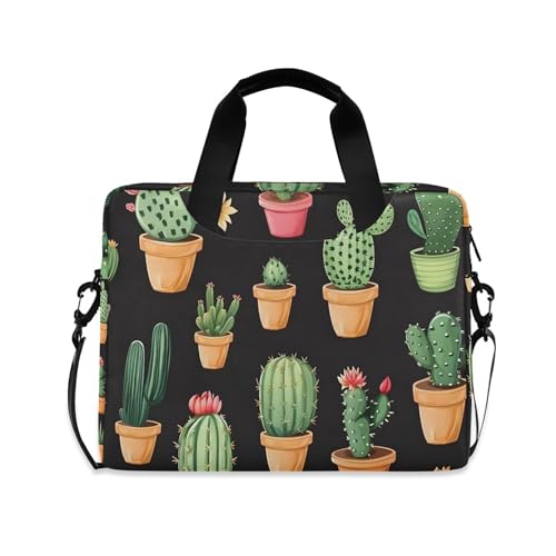 Maletín para portátil ALAZA con estampado de cactus
