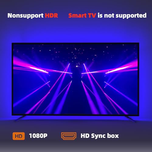 Neonaze Sincronização de Luz de Fundo de Tv para Tela, Luzes Led de Tv Que Sincronizam com A Imagem,