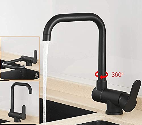 Robinet de cuisine pivotant 360 LWX mitigeur évier réglable