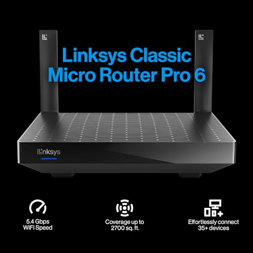 image for Linksys Mesh WiFi 6 Router | Connect 35+ Devices | Up to 2,700 Sq Ft |