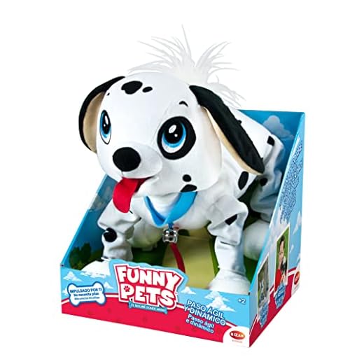 Bizak Funny Pets, Perritos a los Que podran pasear y Llevar Donde quieran sin Necesidad de baterias, Dalmata (64202452)