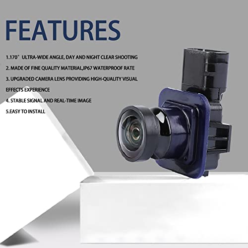 Image of Rear View Backup Camera Replacement for Ford Escape 2014 2015 2016 Reversing Parking Assist Camera Reversing Parking Assist Camera GJ5T19G490AD,GJ5T-19G490-AB, EJ5Z-19G490-A