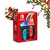 Nintendo Switch – OLED Model w/Neon Red & Neon Blue Joy-Con(HK version- w/Adapter Plug)