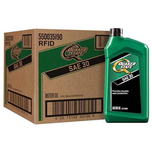 Quaker State SAE 30 Motor Oil Pack of 6