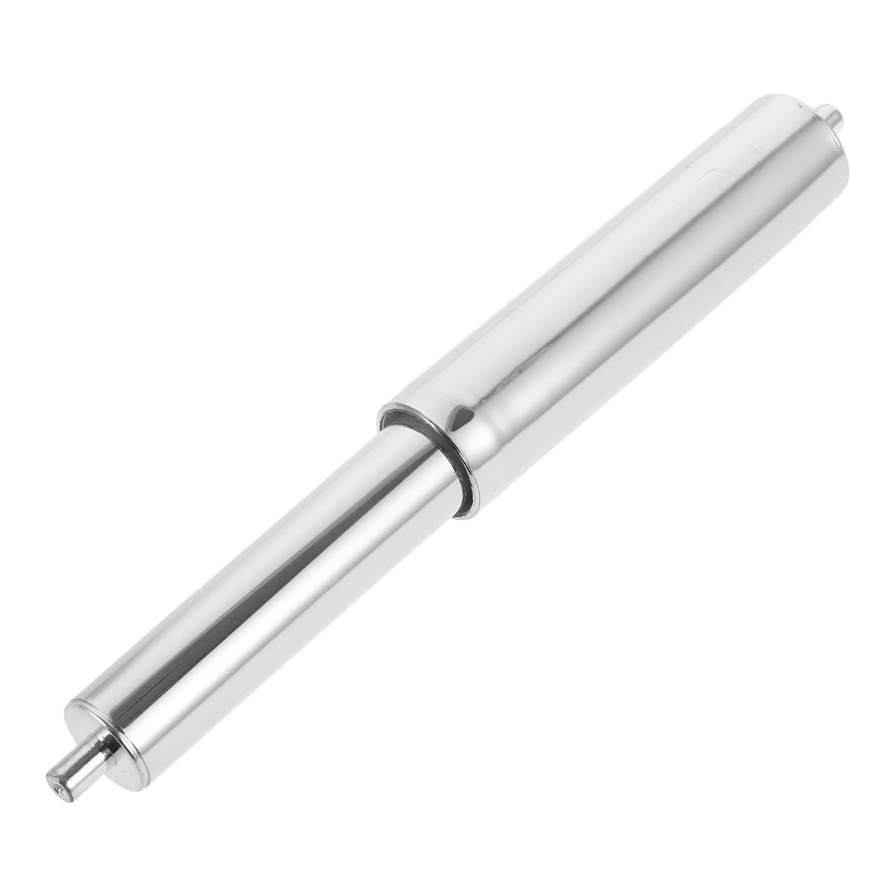 DIYEAH Toilet Roll Holder Spring Loaded Roller, Retractable Spindle Replacement, Silver Plastic, 6.49 Inch, for Bathroom Tissue Dispensers