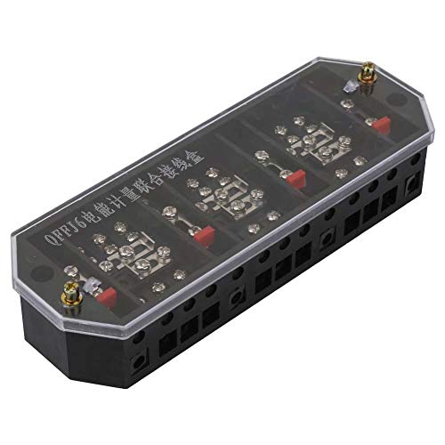 5-20A 660V 3-Phase 4-Wire Connection Box, Electrical Junction Box Household Meter Junction Box, QFJ6/DFY1 for Electricity Meter Electric Instrument(DFY1)