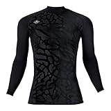 [ワークル] バートル 2025年 秋冬 ホットフィッテッド ストレッチ インナー 長袖 保温性 吸汗速乾 消臭 裏起毛 ユニセックス 作業着 作業服 4091 (66.スプリットブラック, XL)