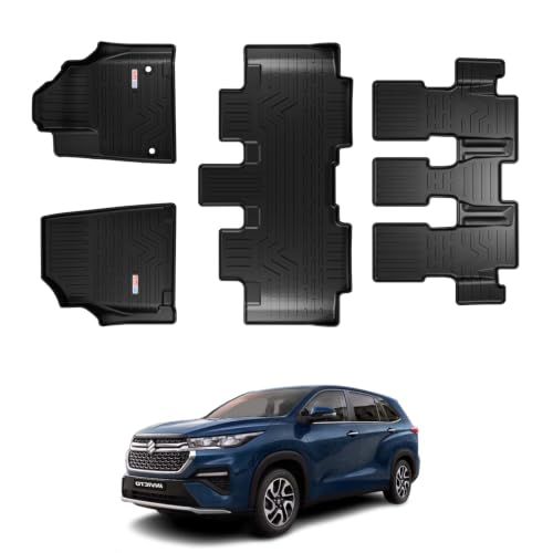 Image of TPE Car Floor Mat for Invicto (2022 Onwards) Custom Fit, Heavy Duty & Anti Slip 3D Foot Mat | Waterproof & Dustproof & All Weather Protection | Easy Clean Car Floor Mat for Invicto
