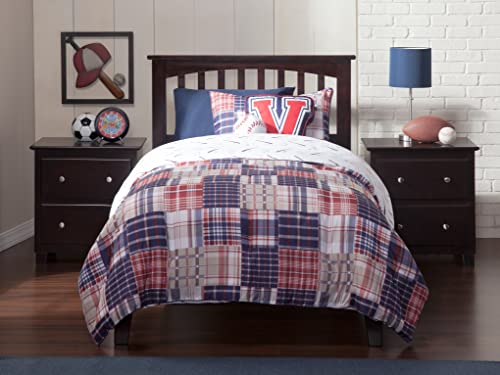 Atlantic Furniture Ar8721001 Mission Platform Bed With Open Foot Board, Twin, Espresso #TOP7