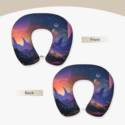 Almohada de viaje espuma viscoelástica ergonómica miniatura 2