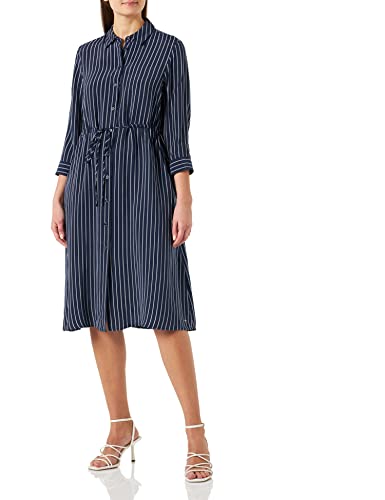 Tommy Hilfiger Damen Kleid Cupro Rope Sommerkleid, Blau (Rope...