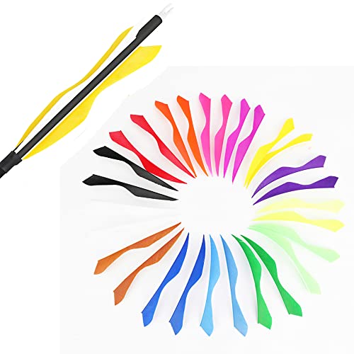 2 Pollici 50 Pz Freccia Piuma Fletching Caccia Tiro Con L - Foto 10