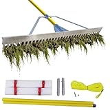 Jenlis Razer Rake Heavy Duty Collapsible Aluminum...
