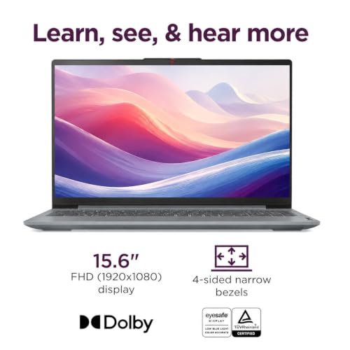 Image of Lenovo 15.6 inch IdeaPad Laptop, Intel i3 Processor, 8GB /128GB, Windows 11