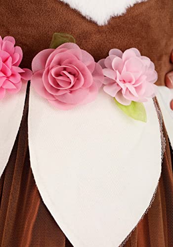 Disfraz completo de ciervo para niña con falda tutu y diadema miniatura 4