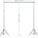 Neewer 8.5 x 10 feet / 2.6 x 3 Meters Background Support System with 10 X 20 feet/3 X 6 Meters Backdrop 800W 5500K Umbrellas Softbox Continuous Lighting Kit for Photo Studio Video Shoot Photography