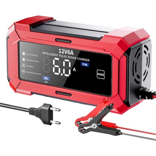 Chargeur de batterie véhicule 12V auto maintenance quotidienne et chargeur d'entretien lent