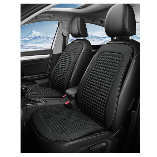 WSDUILA Cuscini per sedili Auto per Mercedes GLC SUV X254 X253 GLC 53 43/GLC 2015-2025, Cuscini per sedili Auto in Seta Fresca, Adatti a Tutte Le Stagioni,Black- 1pc Seat Cushion + backrest