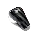 SRXTZM Car Interior ABS Gear Shift Cover Shifter Knob Frame Decor Decal Cover Trim for Mercedes W204 w212 C Class E Class A Class G Class CLS (Black)