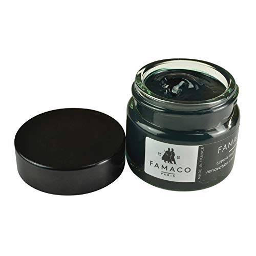 Famaco Leather Repair & Dye Cream | Self Seal Colourant for Quick and Easy Repair | Suitable for Sofas, Car Seats, Shoes, Handbags and More (Green)