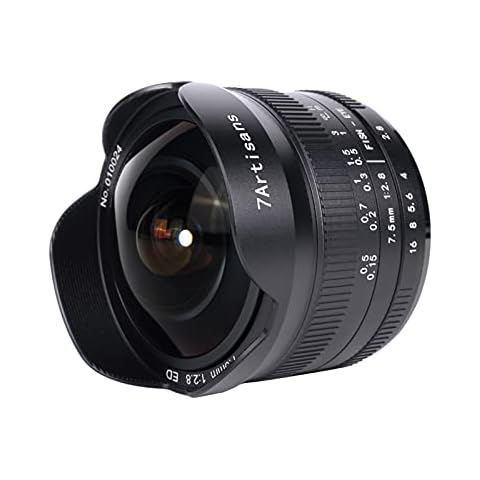 7artisans 7.5mm F2.8 II APS-C Wide Angle Fisheye Fixed Lens Compatible with Sony Compact Mirrorless Cameras (Version2) Cover
