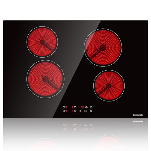 Thermomate 4 Burners Electric Cooktop, 30 Inch Built In