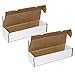2 Boxes - BCW 1000 Count - Corrugated Cardboard Gaming Storage Box - Trading Card Collecting Supplies