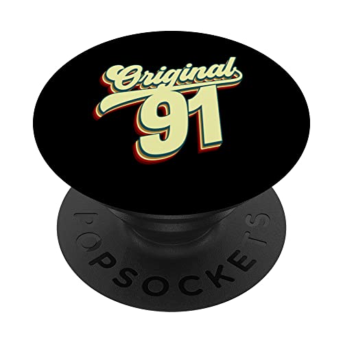 1991 Cumpleaños Original 91 PopSockets PopGrip Intercambiable